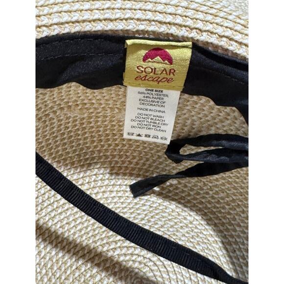 NWT - Grasslands Sun Hat, Packable, Large brim, Solar Escape, with strap, UPF 50 - Picture 3 of 7